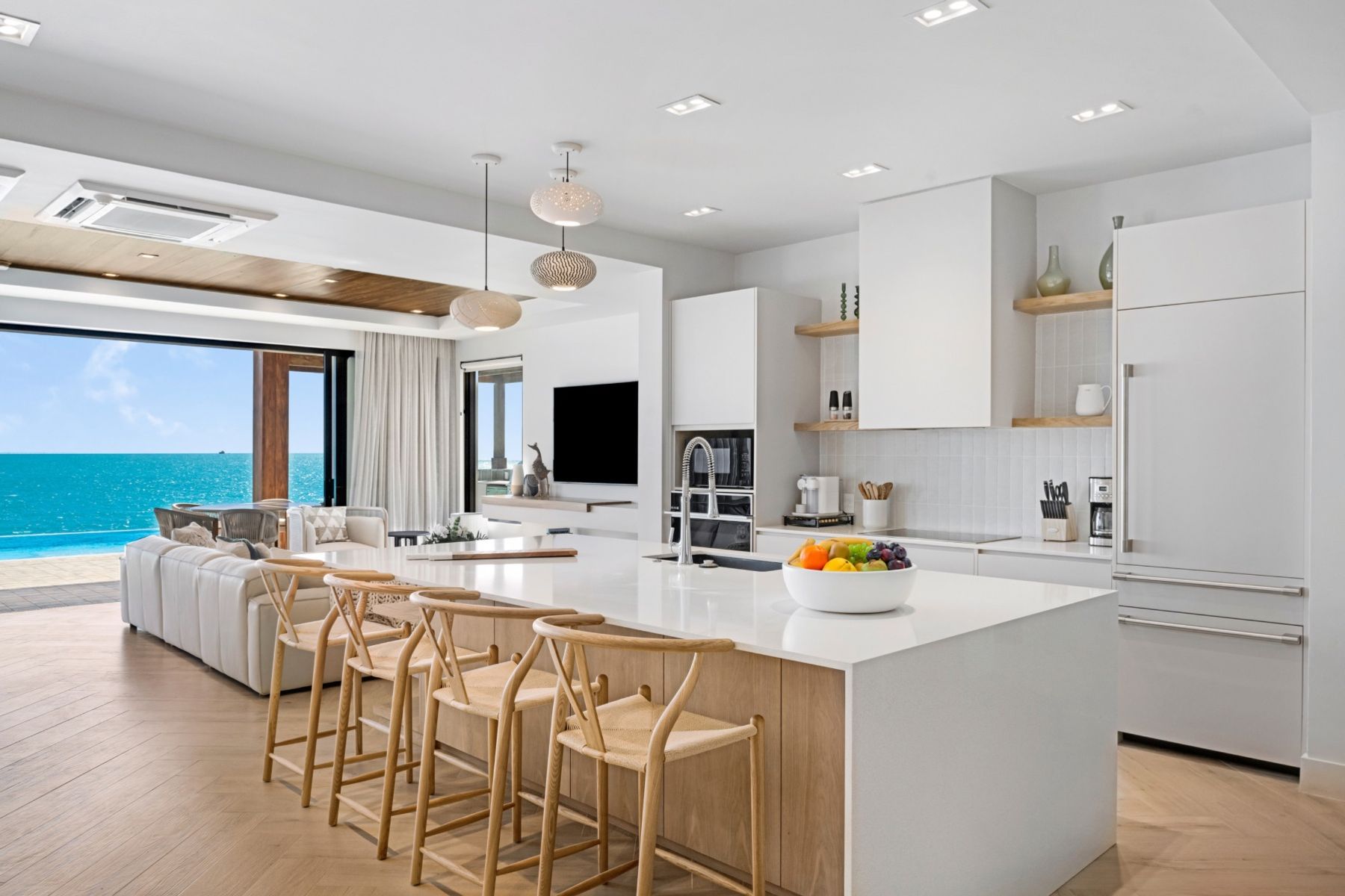 Breakfast bar seating
